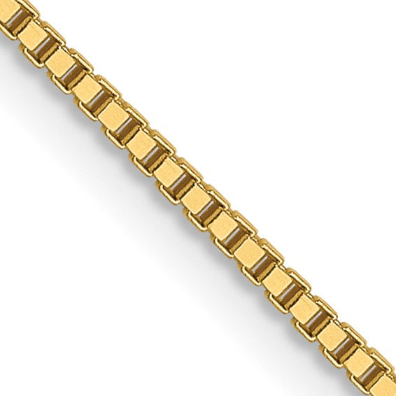 Leslies 14kt Yellow Gold .9mm Box Chain