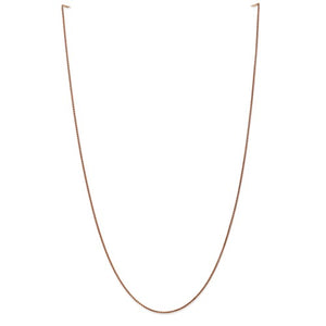 Leslies 14kt Rose Gold 1.2mm Wheat Chain