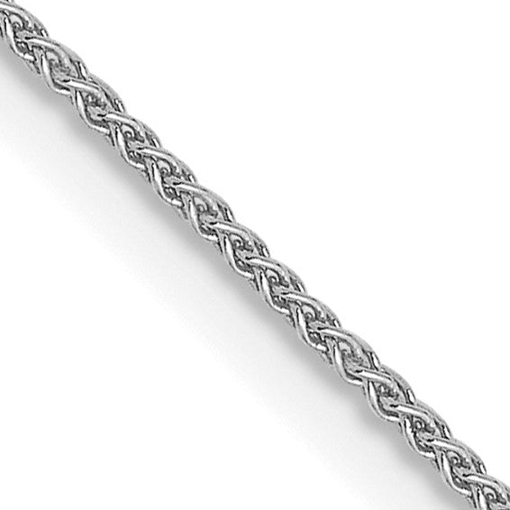 Leslies 14kt White Gold .8mm Baby Wheat Chain