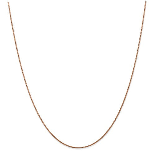 Leslies 14kt Rose Gold 1mm Wheat Chain