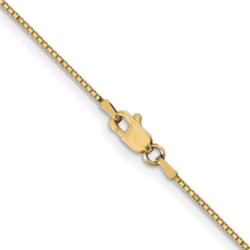 Leslie's 10K .8mm Box Chain with Lobster Clasp Chain