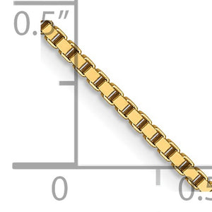 Leslie's 14kt Gold 1.2mm Box Chain
