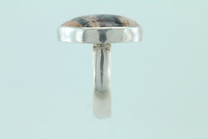 Maine Beachstone Sterling Silver Ring