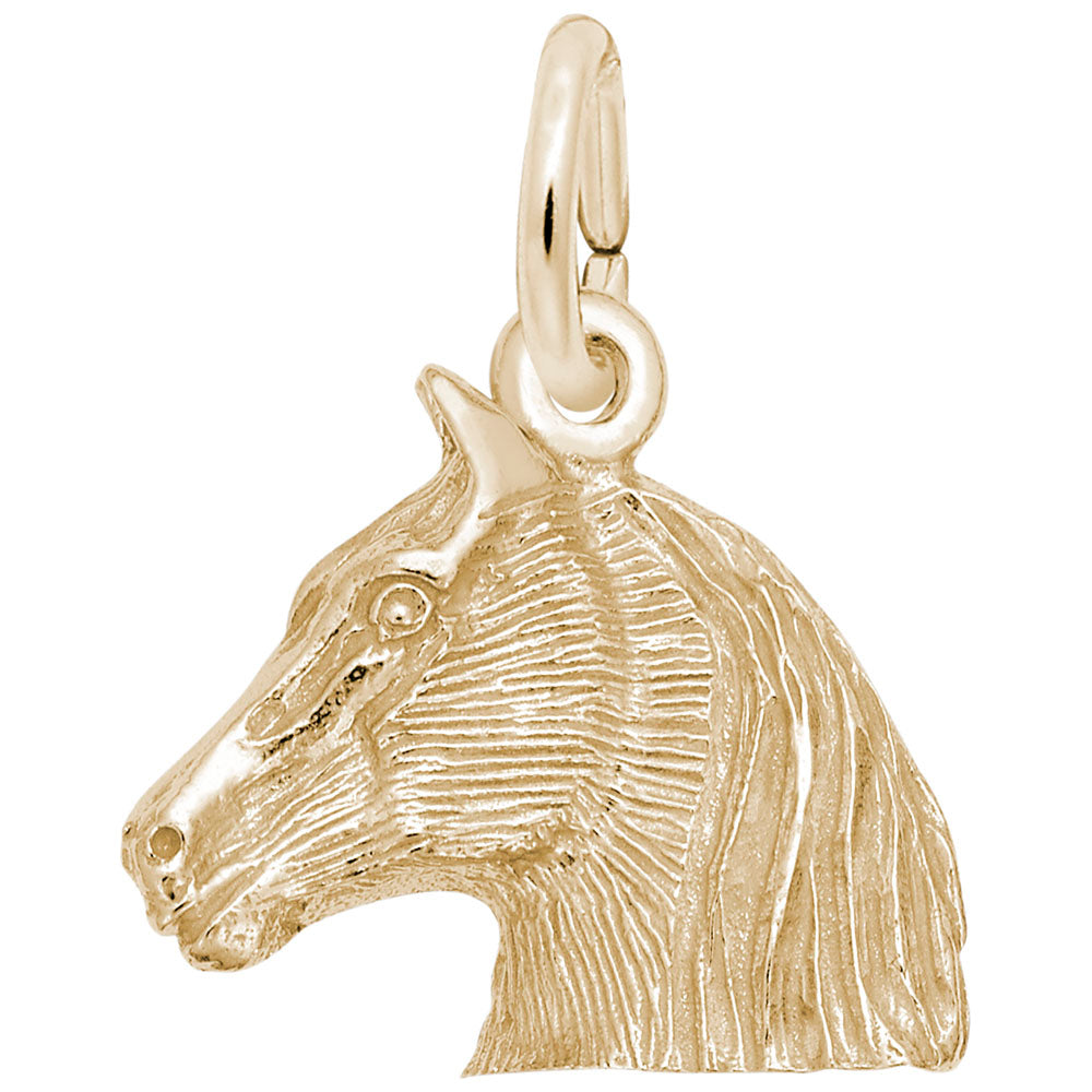 10kt Yellow Gold Horse Charm #0303