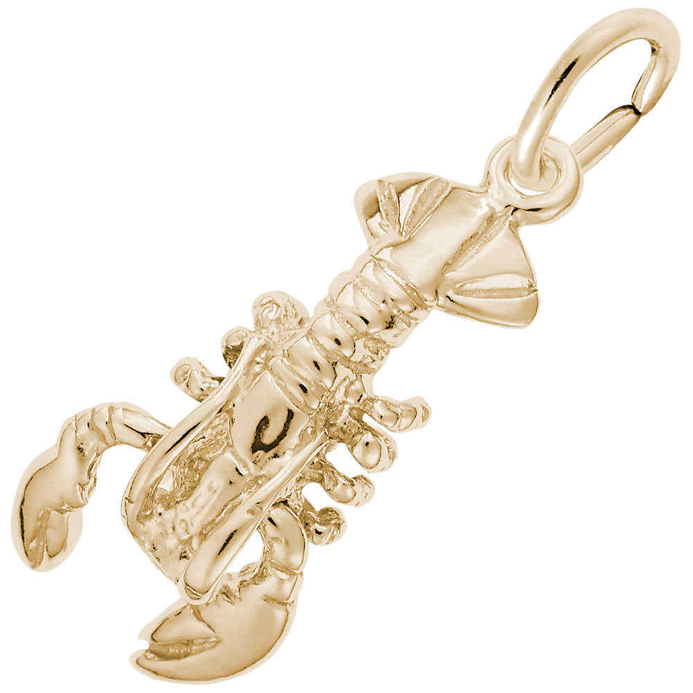 10kt Yellow Gold Lobster Charm #0506