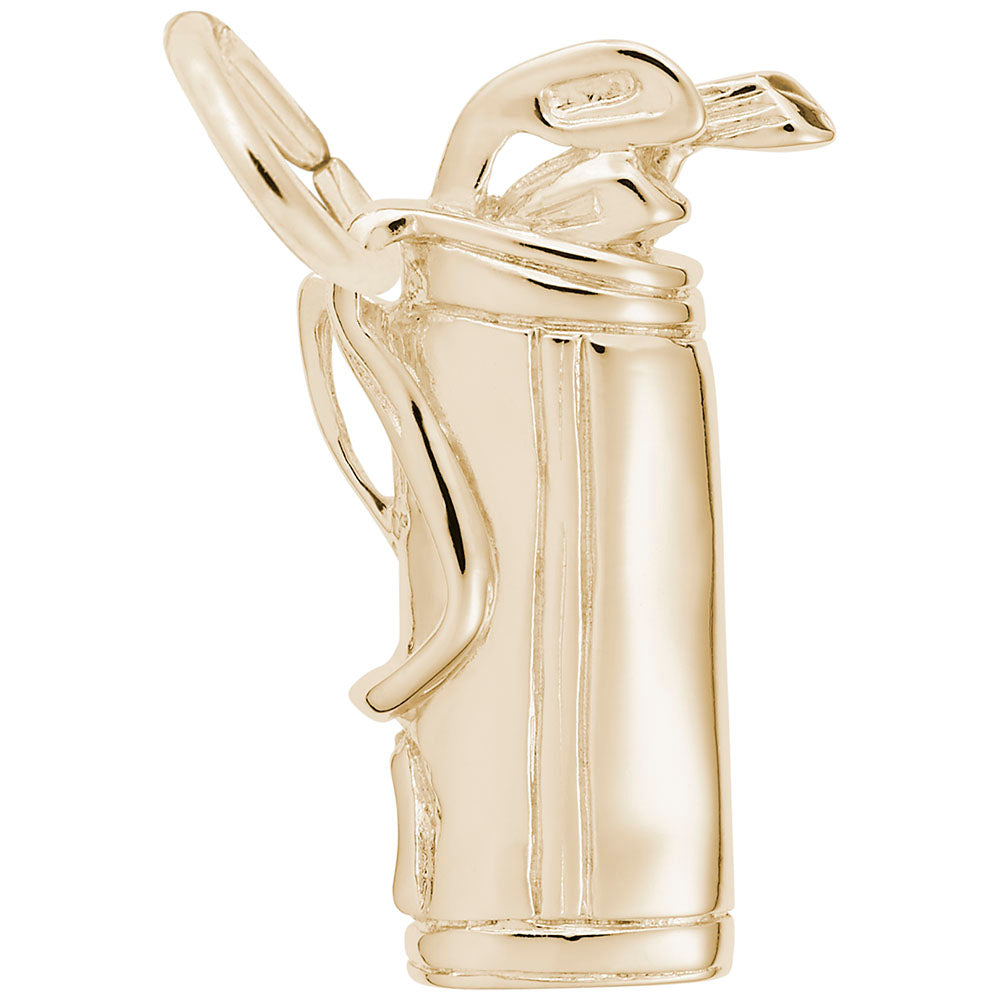10kt Yellow Gold Golf Club Charm #1280