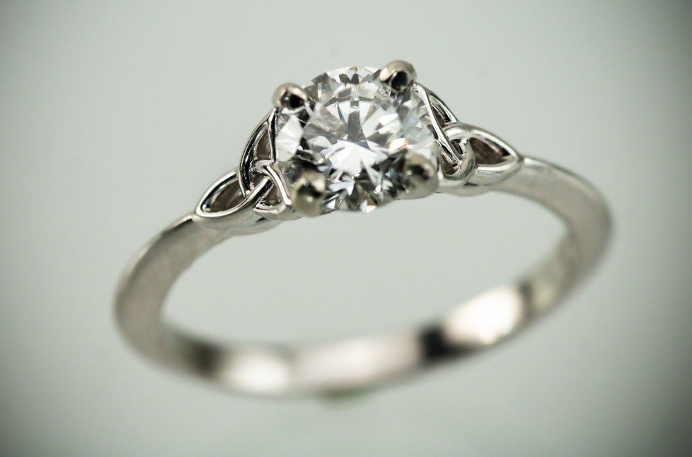 One Carat Lab Diamond Celtic Solitaire