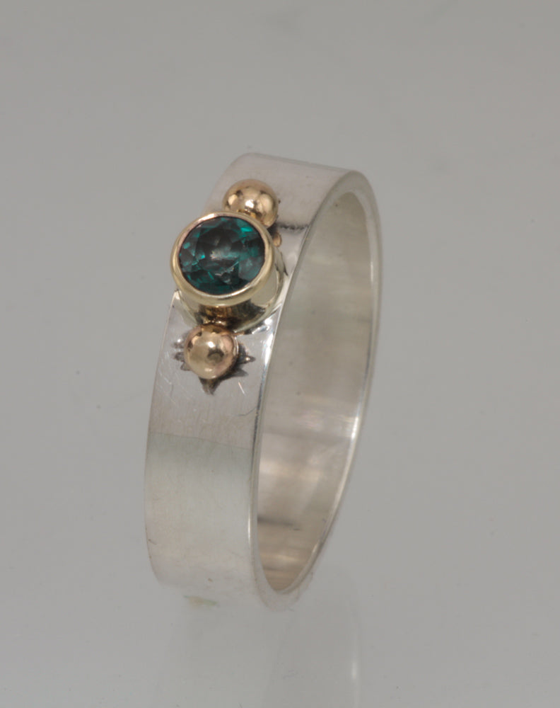 London Blue Topaz Sterlium Ring