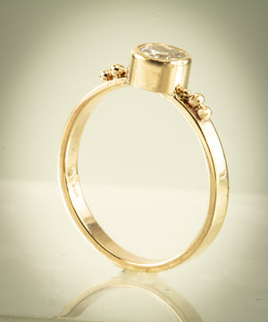 67CT European Cut Diamond Ring