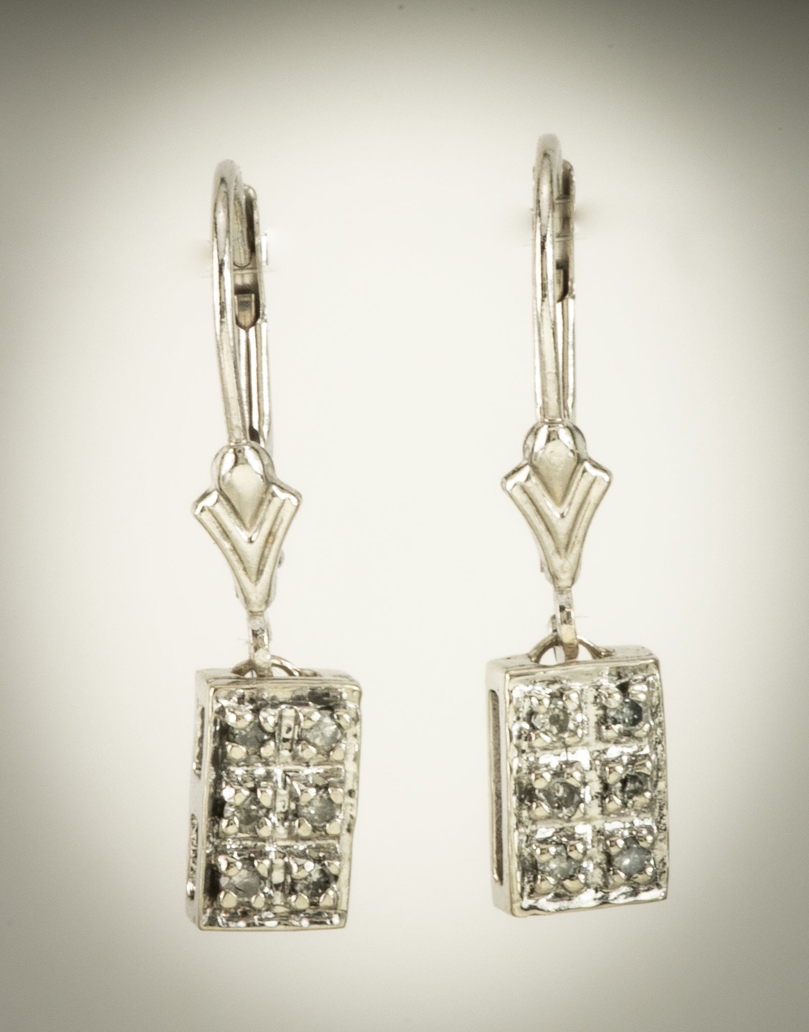 Diamond White Gold Earrings
