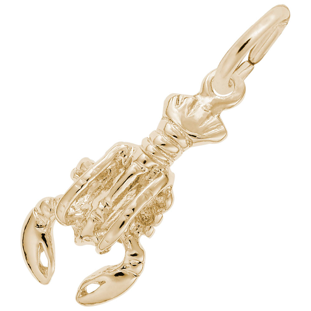 10kt Yellow Gold Lobster Charm #2067
