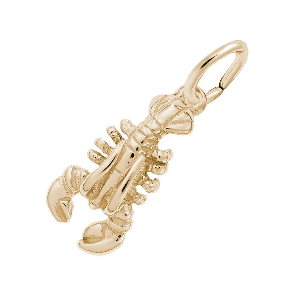 10kt Yellow Gold Lobster Charm #5402