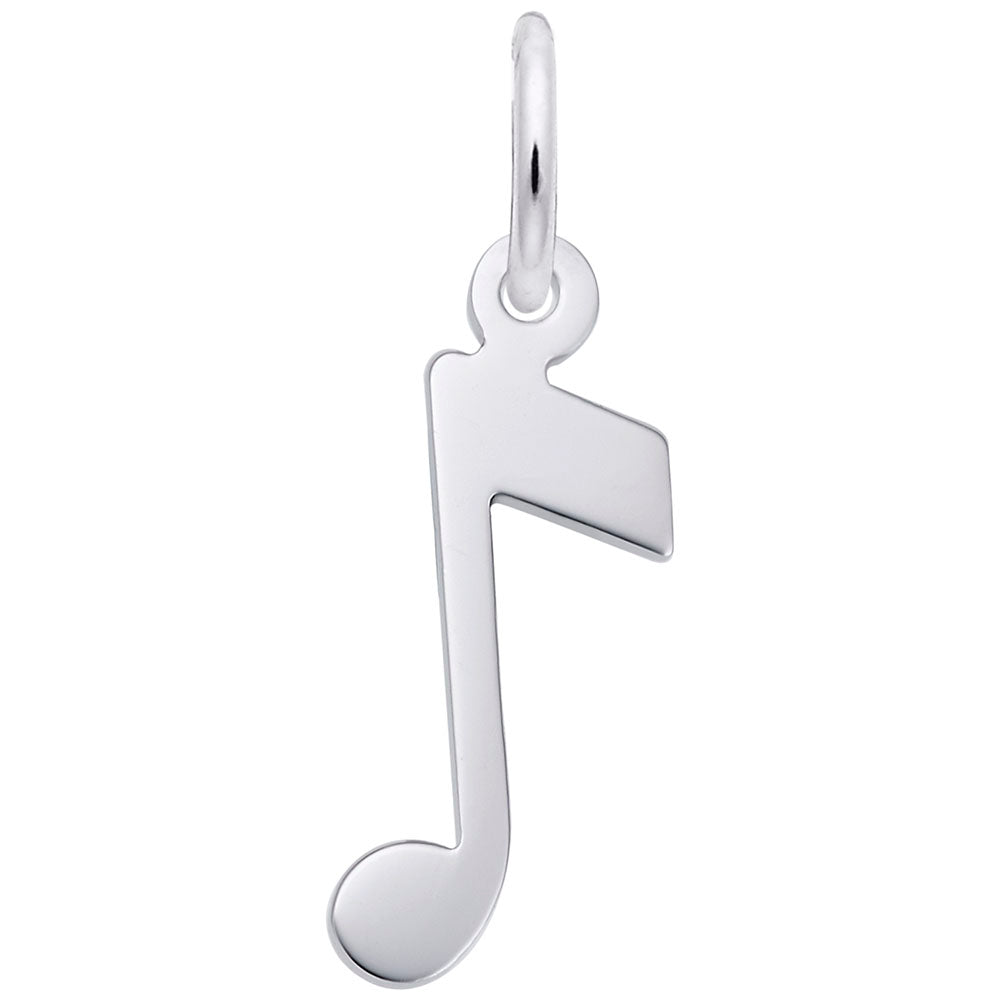 10kt or 14kt Gold Music Note Charm #5465