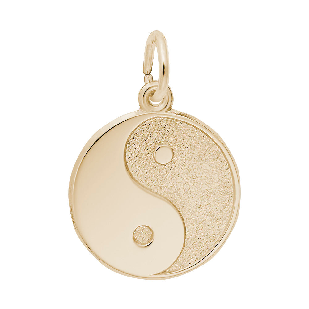 10kt Yellow Gold Yin and Yang Charm #6430