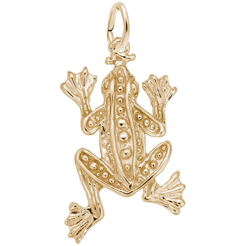 10kt Yellow Gold Frog Charm #7731