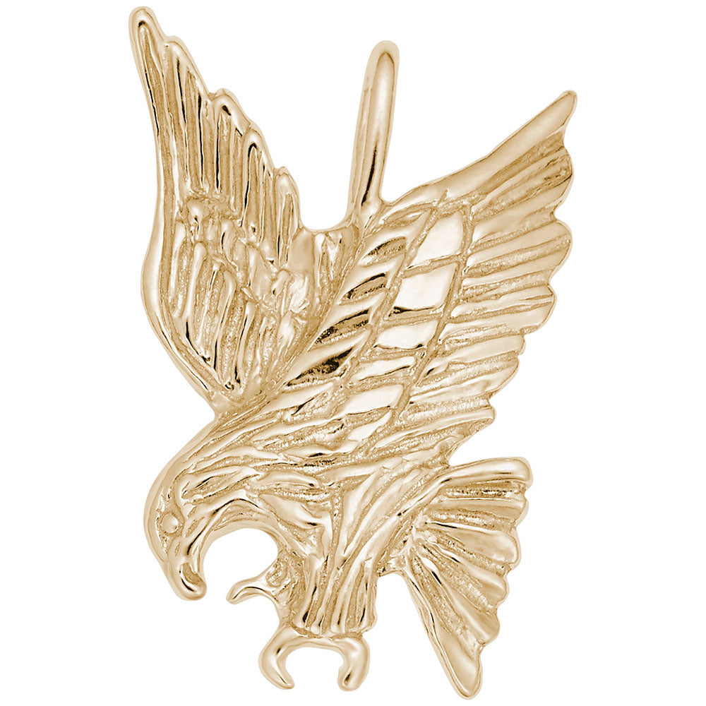 10kt Yellow Gold Eagle Charm #7817