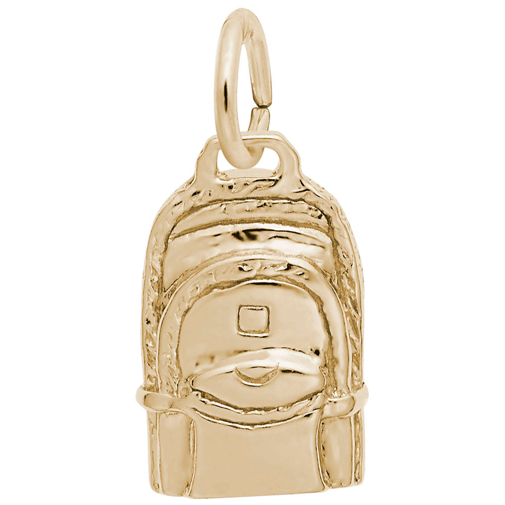 10kt Yellow Gold Backpack Charm #8191