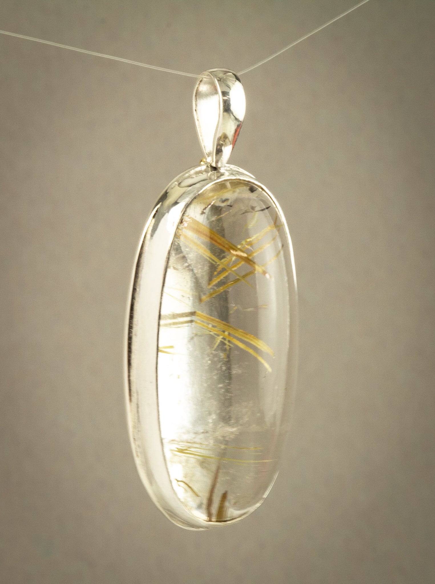 Rutilated Quartz Pendant