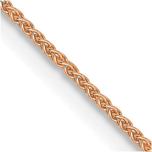 Leslies 14kt Rose Gold .8mm Baby Wheat Chain