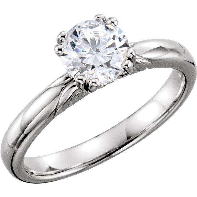 Solitaire Engagement Ring 122434