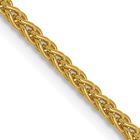 Leslies 14kt Yellow Gold 1.65mm Wheat Chain