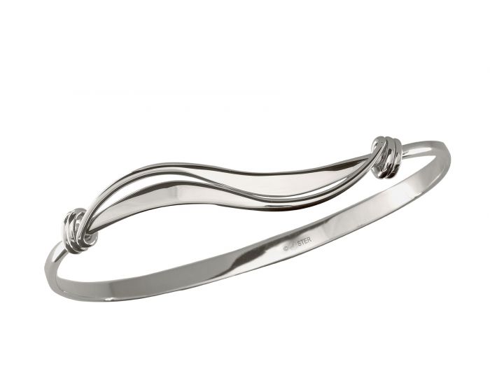 Ed Levin Sterling Silver Wave Bracelet