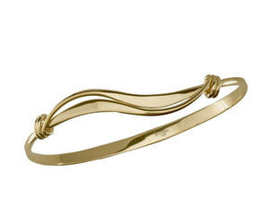 Ed Levin 14kt Gold Wave Bracelet