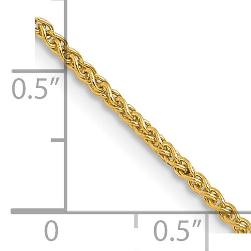 Leslies 14kt Yellow Gold 1mm Wheat Chain