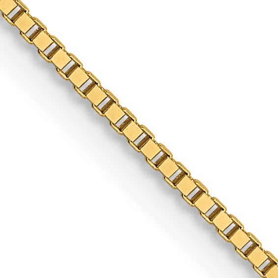Leslies 14kt Yellow Gold .7mm Box Chain