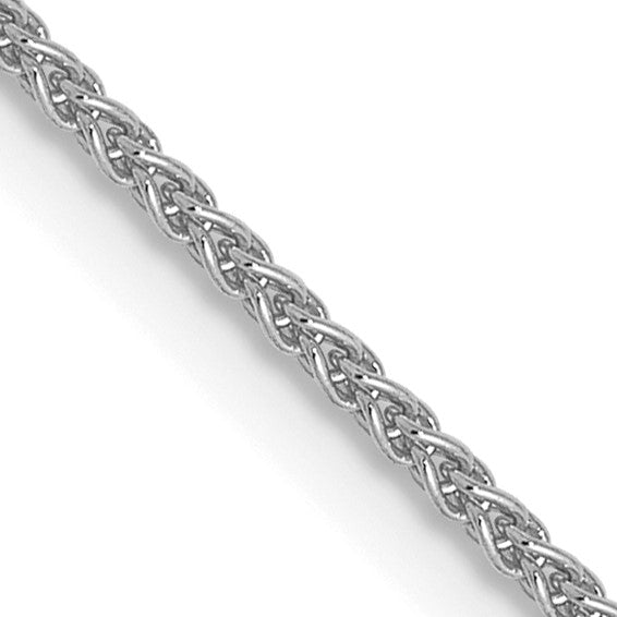 Leslie's 14kt White Gold 1.0mm Spiga Chain with Lobster Clasp