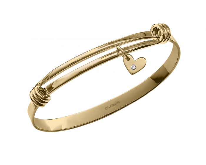 Ed Levin 14kt Gold Charming Signature Bracelet