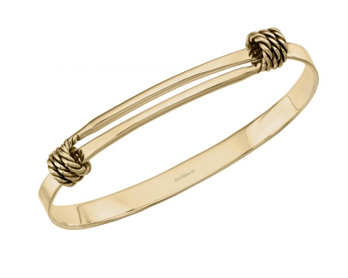Ed Levin Knot-ical Signature 14KT Gold Bracelet