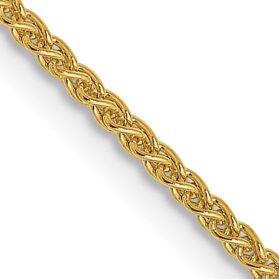 Leslie's 14kt Yellow Gold 1.2mm Spiga Chain with Lobster Clasp