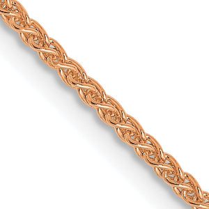 Leslies 14kt Rose Gold 1.2mm Wheat Chain