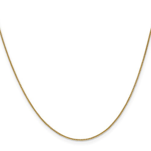 Leslies 14kt Yellow Gold .8mm Baby Wheat Chain
