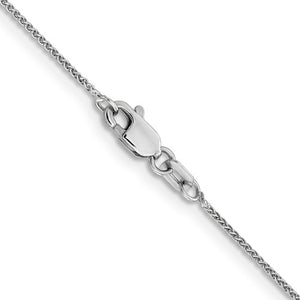 Leslies 14kt White Gold .8mm Baby Wheat Chain