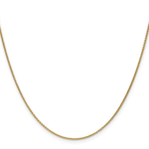 Leslie's 14kt Yellow Gold 1.1mm Round Cable Chain