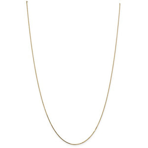 Leslies 14kt Yellow Gold .8mm Box Chain