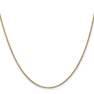Leslie's 10K 1.0mm Box Chain with Lobster Clasp Chain