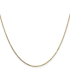 Leslie's 10K .7mm Box Chain with Lobster Clasp Chain