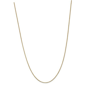 Leslies 14kt Yellow Gold 1mm Box Chain