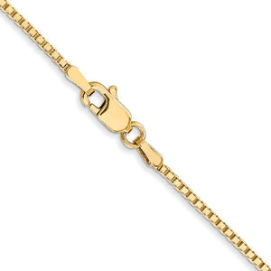 Leslies 14kt Yellow Gold 1.3mm Box Chain