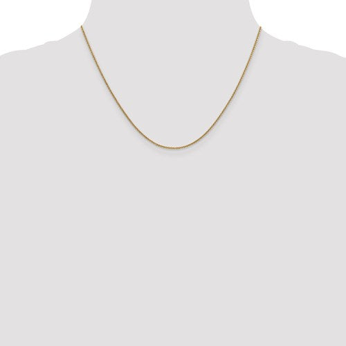 Leslie's 14kt Yellow Gold 1.4mm Round Cable Chain