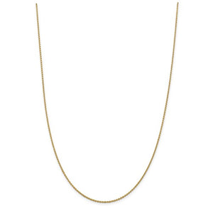 Leslies 14kt Yellow Gold 1.8mm Round Cable Chain