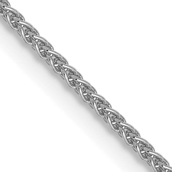 Leslie's 10kt White Gold 1mm Spiga Chain with Lobster Clasp