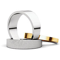 Flat Tapered Wedding Bands (FT)