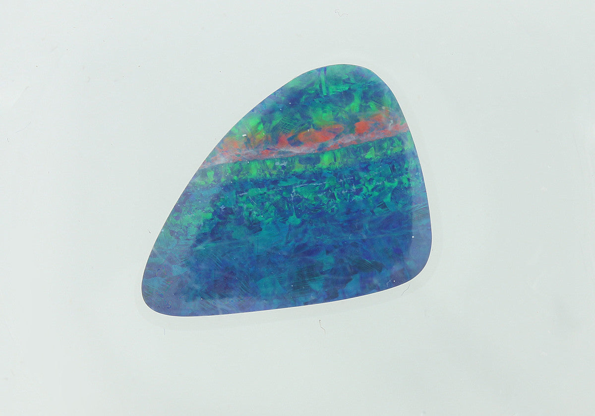 Boulder Opal Free Form Pear Shape Loose Stone