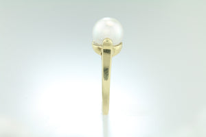 Akoya Saltwater Pearl 14kt Gold Ring
