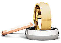 Knife Edge Comfort Fit Wedding Band (KER)