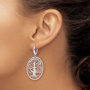 Leslie's Sterling Silver Tree of Life Earrings
